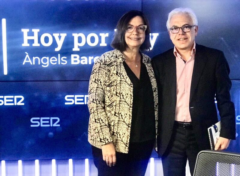 Entrevista a Jesús María Fernández en el programa Hoy por Hoy, de la Cadena Ser, con Àngels Barceló