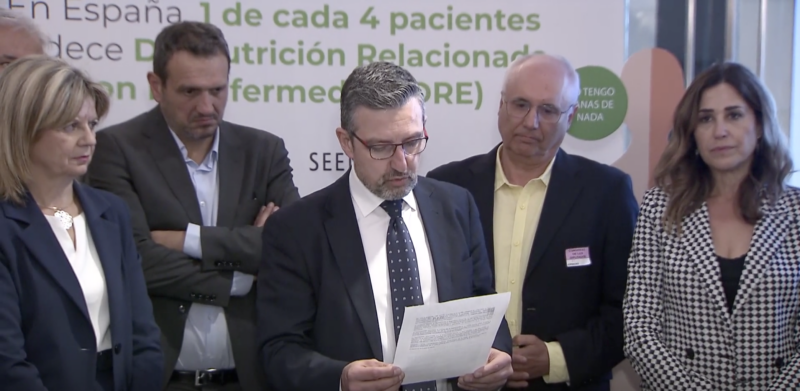 La SEEN y el FEP resaltan en un acto en el Congreso de los Diputados el impacto de la desnutrición en la enfermedad