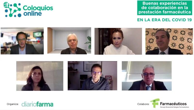 ‘Buenas experiencias de colaboración en la prestación farmacéutica en la era covid-19’, coloquio organizado por DiarioFarma y CGCOF